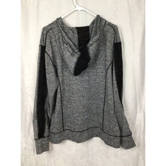 JGX Performance Hooded Jacket Size 3X Gray Black Quick Dry Comfort Women's - Picture 2 of 3